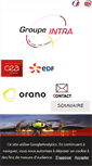 Mobile Screenshot of groupe-intra.com